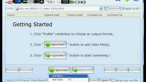 How to burn video to Blu-ray disc with Aleesoft Easy Blu-ray Creator