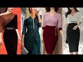 Outstanding Plus Size Sheath bodycon pencil Dress blazer style bodycon Dress/skirts swing dress 2024