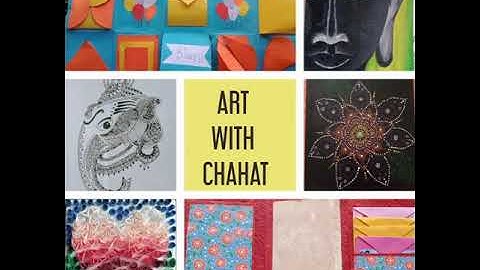 Art With Chahat channel launch video | Art With Chahat