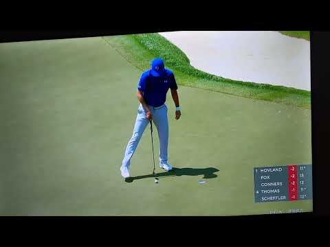 Jordan Spieth drops F-Bomb at 2023  PGA Championship Oak Hill. Round 1.