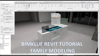 BIMKLUE REVIT TUTORIAL - FAMILY MODELING - FUTURISTIC OFFICE TABLE