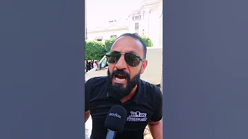 مواطن يثور غضبا على النقابيين في اتحاد الشغل تونس 