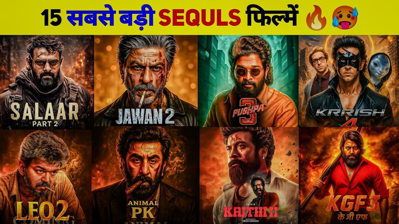15 Upcoming BIGGEST Sequels Movies 2026-2027 Hindi | Upcoming Sequel Movies | Dhurandhar 2