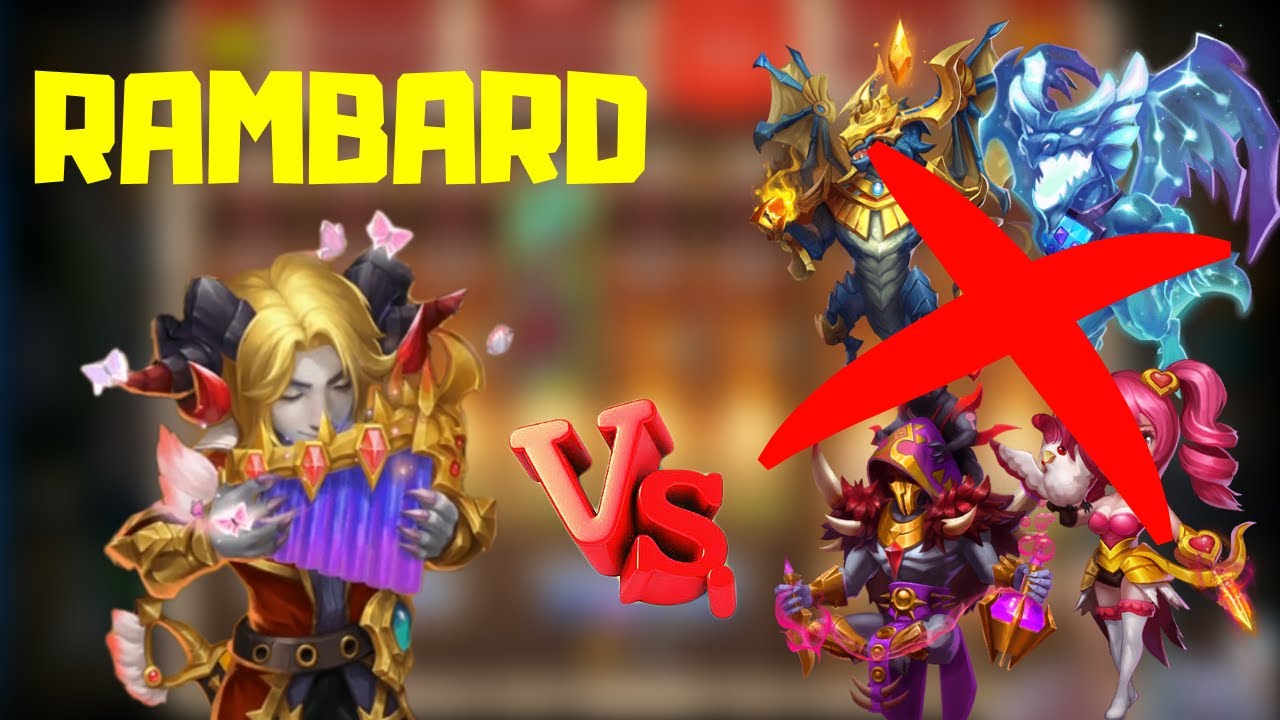 Rambard vs Top Heroes | Castle Clash | Must Watch!!!
