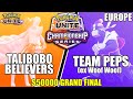 Talibobo Believers vs Team Peps - $50000 GRAND FINAL PUCS EU Championship | Pokemon Unite