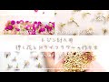 [vlog]押し花シート購入したのでレジン封入用押し花作る|ドライフラワーの作り方も[作業動画]ハンドメイド DIY