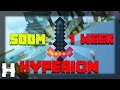 HYPIXEL SKYBLOCK // HOW I GOT A HYPERION IN JUST 1 WEEK!! // THE MOST EXPENSIVE ITEM IN THE GAME?!!
