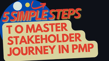 "Mastering Stakeholder Journey in PMP: 5 Simple Steps for Project Success"  #pmp #projectmanagement
