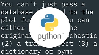plotting figure from saved traces in pymc