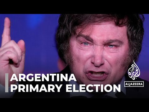 Far-right Javier Milei wins most votes in Argentina’s primary election