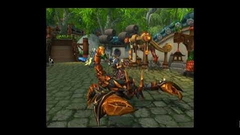 WoW Mists of Pandaria Beta - Reins of the Amber Scorpion Mount! - Paiid