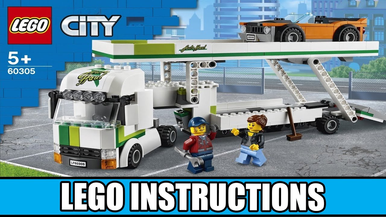 LEGO Instructions – Car Transporter 60305 LEGO City - YouTube