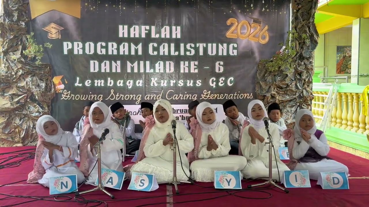 Sholawat Nasyid 3 bahasa | shollu ala x Nurul Musthofa x Ahmad ya Habibi| lembaga kursus gec