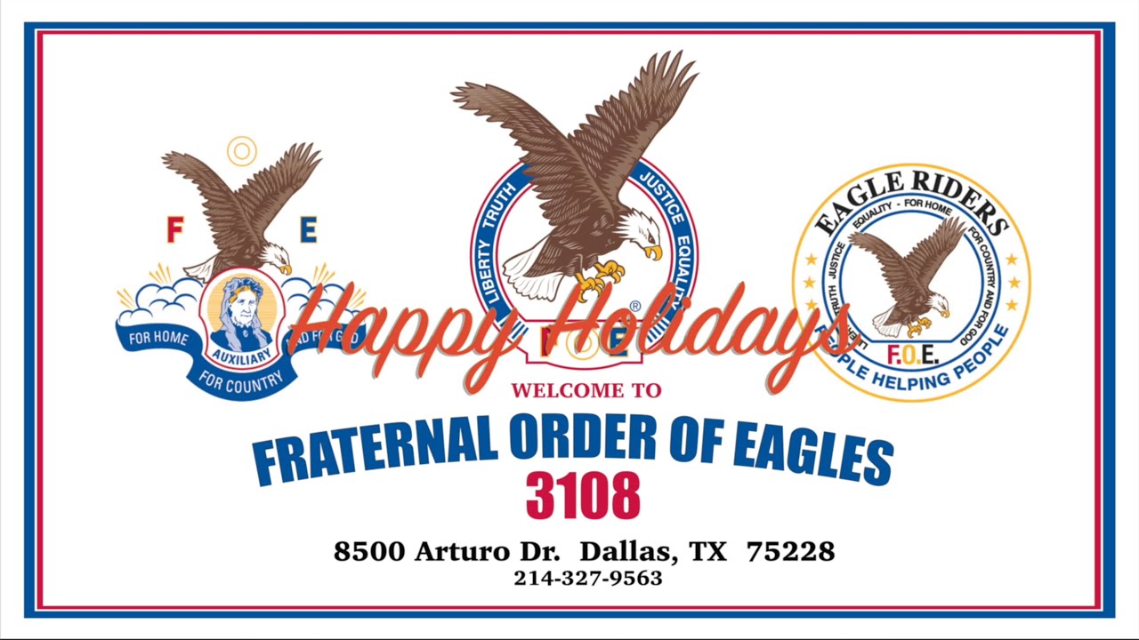 2021 Toys for Tots Donation Request Dallas F.O.E. 3108 Eagles YouTube