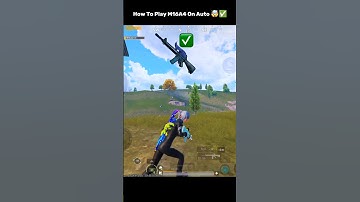 How To Play M16A4 On Auto 🤯✅ #pubgmobile #mrijazplays #pubgtips #tipsandtricks