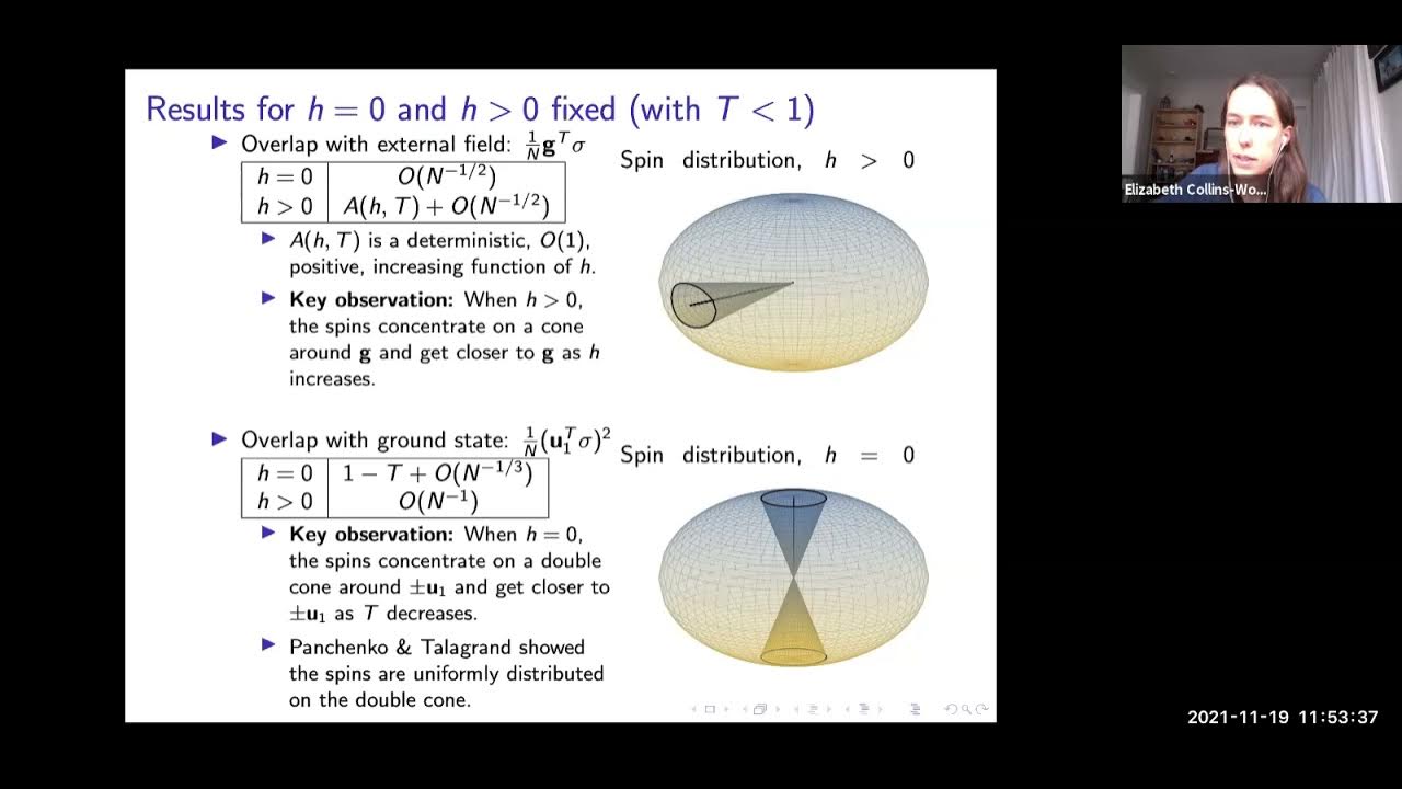 Elizabeth Collins-Woodfin (U Michigan) -- Spherical spin glass model ...