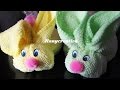 CONEJITOS DE TOALLA FACIAL- face cloth animals DIY / Ronycreativa