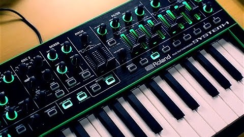 Roland AIRA System-1 and System-1M Demo with Peter Brown