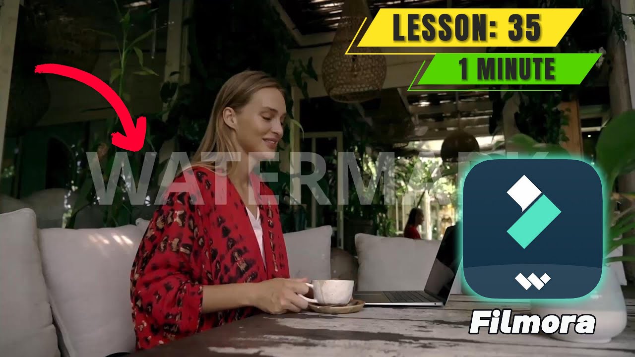 How to add Text Watermark in @FilmoraWondershare - Lesson 35 Filmora ...