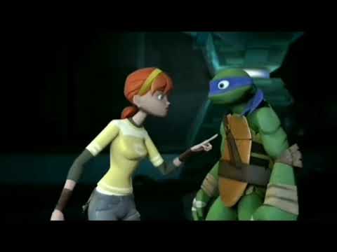 TMNT 2012   April and Leo moments
