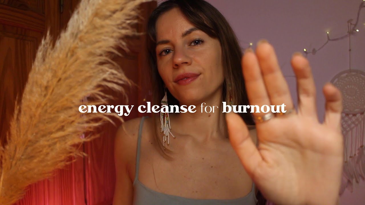 ASMR REIKI for burnout | full negative energy removal | soothing koshi chimes, soft spoken