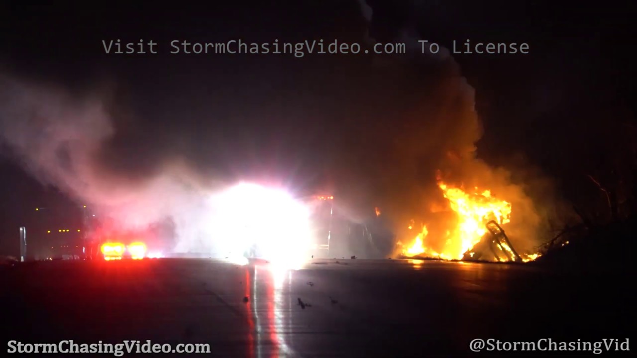 Semi Truck Crash And On Fire, Interstate 80, Monroe County, PA 3/21/2020
