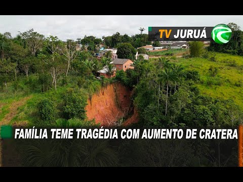 FAMÍLIA TEME TRAGÉDIA COM AUMENTO DE CRATERA