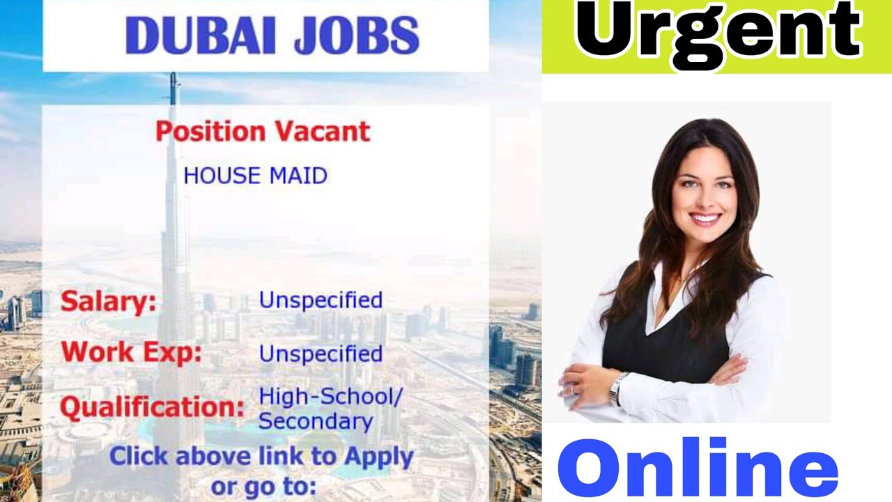 Latest job vacancy for dubai free job apply forjob YouTube