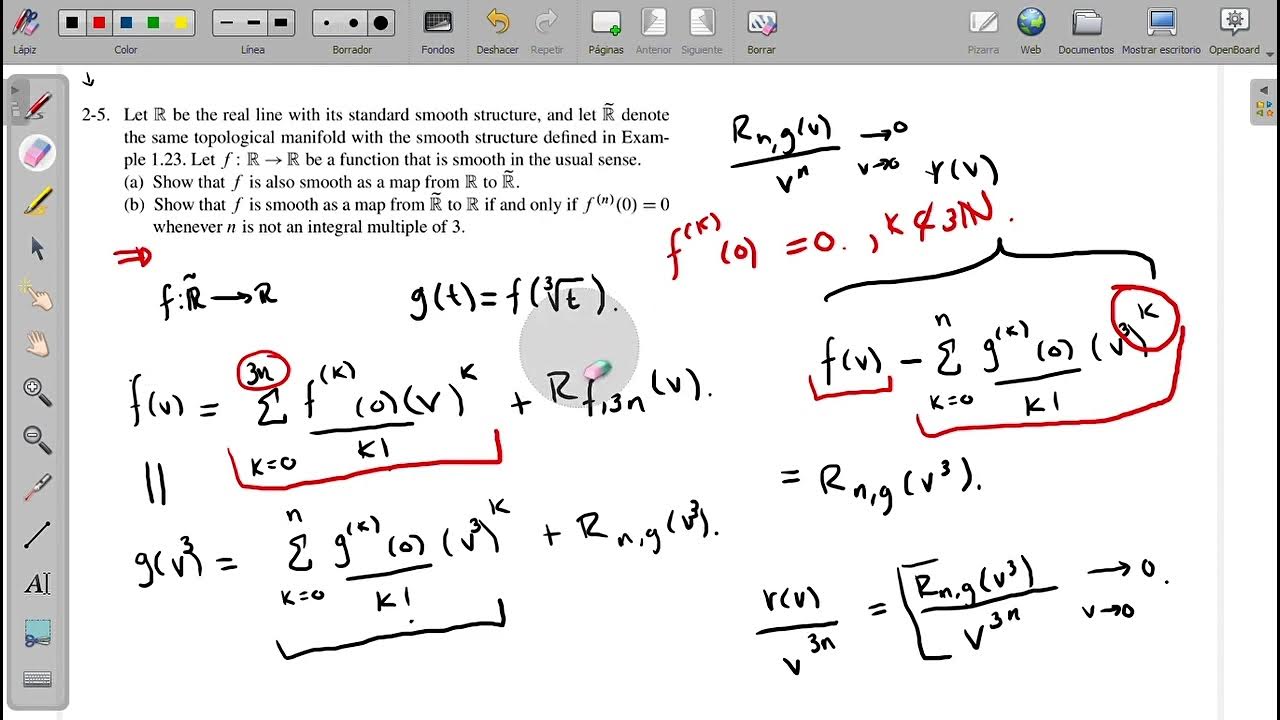 Introduction to smooth manifolds, problem 2-5. - YouTube