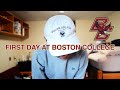 A Day in the Life of a Boston College Student | First Day at Boston College