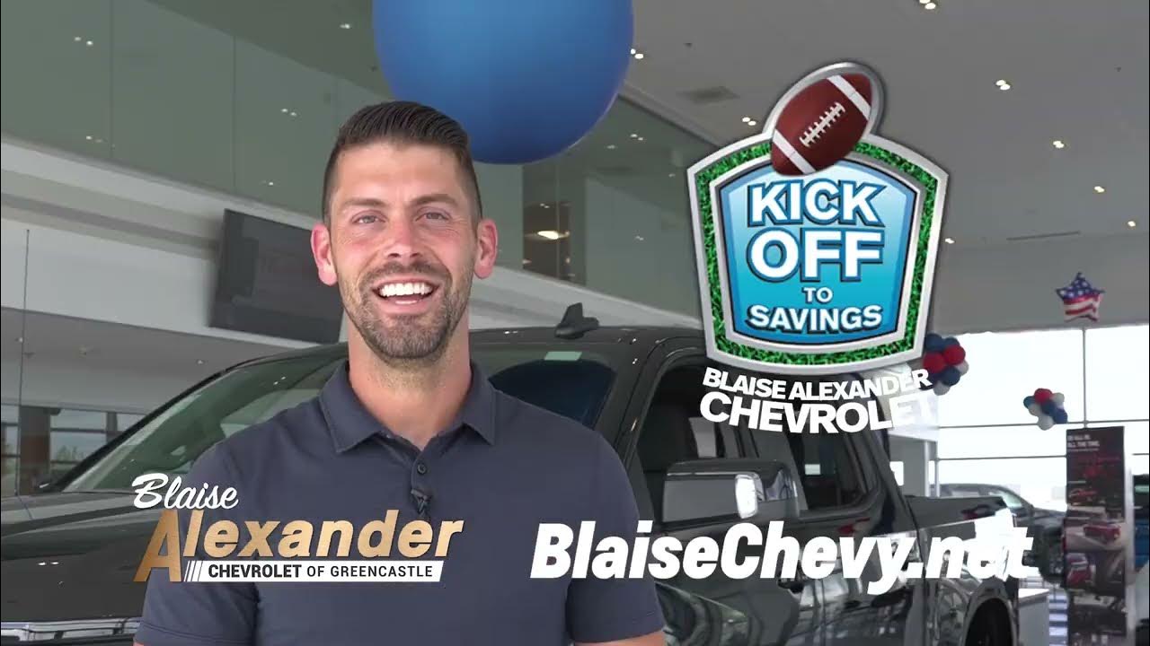 Justin Tucker & The Kick Off To Savings! Blaise Alexander Chevrolet