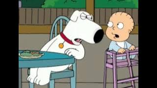 Family Guy - Brian yells at baby at Denny's