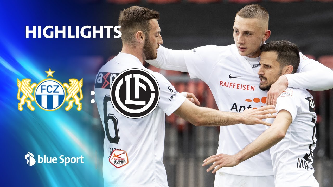 FCZ mit wichtigem Dreier Highlights FC Zürich vs FC Lugano Raiffeisen Super League Runde 32