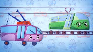 Learn with Claymotions – Vehicles 🚗 Toddler Learning 😜 Learning Cartoons for Kids
