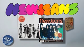 Unboxing NewJeans - How Sweet & Bubble Gum 🫧 - YouTube