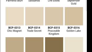 Boysen Color chart palette||Boysen colors combination for your wall
