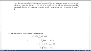 Calculus 7.13 PDF to and from CDF
