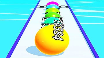Ball Run Infinity Number Up To (128M, 256M, 512M, 1024M) ! All Levels Gameplay Part 185 android, ios
