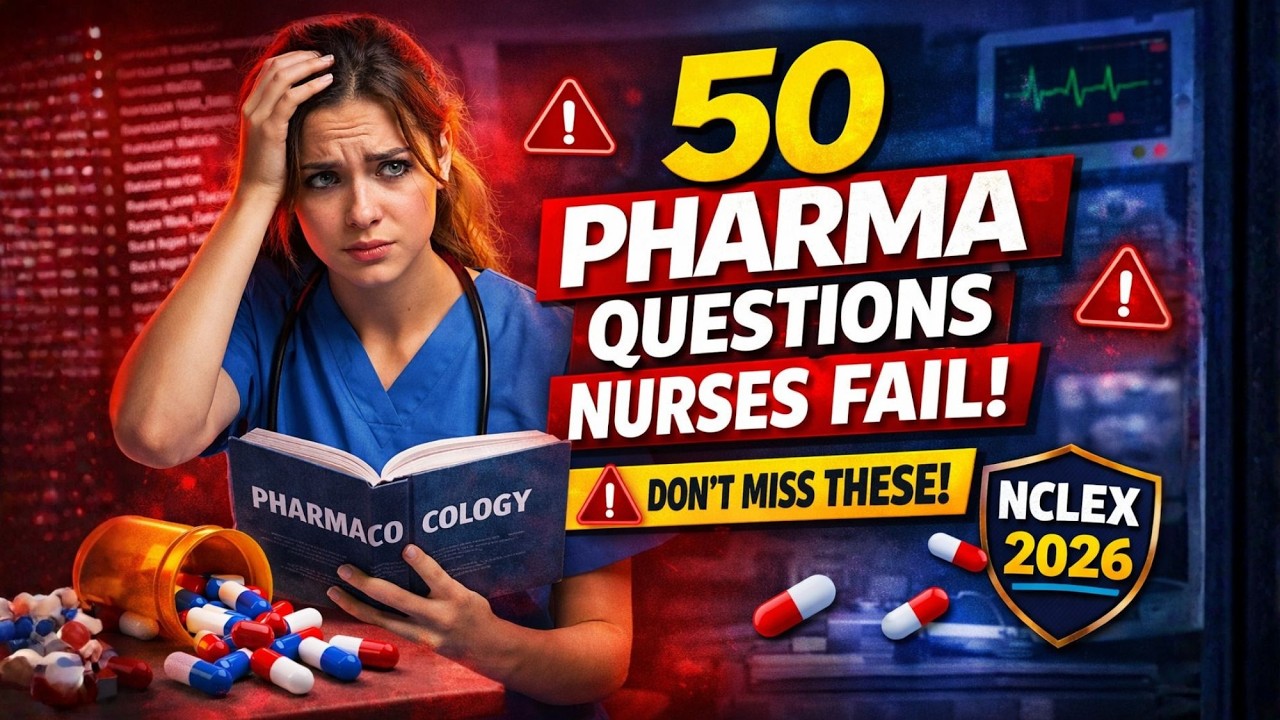 50 вопросов по фармакологии, из-за которых медсестры проваливают экзамен по сестринскому делу #20...