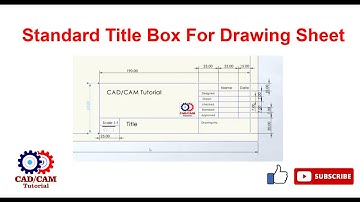 How to create Title box in Solidworks &How to ctraete Solidwork drawing template
