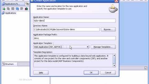 05-ADF.Create New ADF Application in JDeveloper