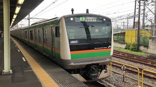 E233系3000番台コツE-04編成尾久発車