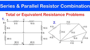 ☑️11 - Serie- en parallelweerstandcombinaties / Totale of equivalente weerstand van een circuit