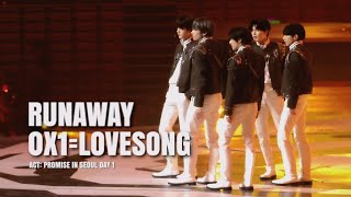 240503 "Runaway // 0X1=LOVESONG (I Know I Love You)" TXT 투모로우바이투게더 Act Promise in Seoul Day 1