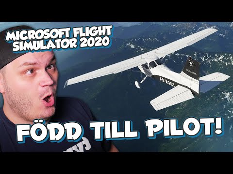 KAN JAG LYFTA OCH LANDA ETT FLYGPLAN? *FLYGER FRÅN ÖREBRO* | Microsoft Flight Simulator