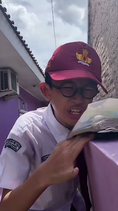 Mau bolos sekolah ketahuan ibu guru😅