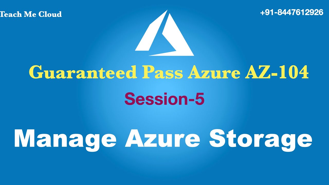 How to configure Azure Storage Account | Azure AZ-104 Certification ...