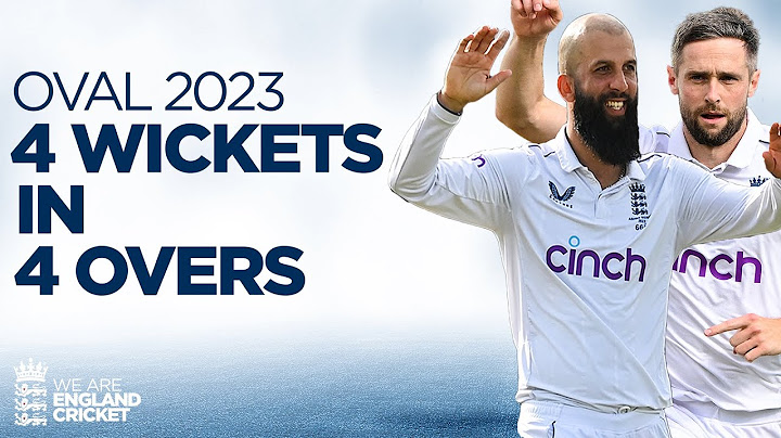 🔥 4 Wickets In 4 Overs! | 👏 Chris Woakes & Moeen Ali Change The Game at The Oval | Ashes 2023