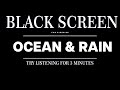 Rain &amp; Ocean Sounds | Sleep, Study, Focus | White Noise