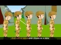 Five Little Soldiers stand in a row nursery rhyme